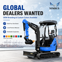 LOGWAY Desain Kompak Mini Excavator untuk Penggalian di Ruang Sempit dengan Tenaga Euro V, Thumb, dan Dozer Blade Pro Mini Excavator