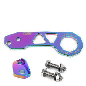 JDM stil araba aksesuarları alüminyum alaşım Tow kanca ön yarış arka Tow kanca araba tampon çekiş çekme kancası evrensel - Product Image 2
