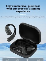 Écouteurs TWS A51 étanches avec réduction de bruit, intra-auriculaires, sans fil JL, écouteurs de haute qualité avec affichage numérique IPX4