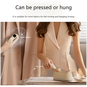 Défroisseur Vapeur Portable Domestique Compact avec Écran d'Affichage, Brosse Vapeur Chaude à Main, Double Usage Humide et Sec - Product Image 6