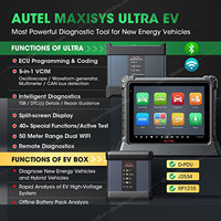 Autel MaxiSys Ultra EV J2534 Herramienta de Programación 5 en 1 VCMI, Herramienta de Diagnóstico Inteligente para Vehículos Eléctricos, Escáner de Diagnóstico Automotriz Eléctrico