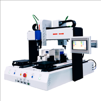 Robot de Atornillado Automático de Doble Cabezal para Escritorio, Personalizado, con PLC y Motor, con 1 Año de Garantía