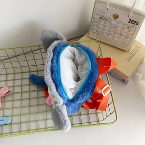 Zaino personalizzato con animali di peluche e cartoni animati Kawaii <span class=keywords><strong>Manta</strong></span> giocattoli di peluche tartaruga marina borsa zaini - Product Image 4