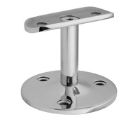 Supports de balustrade d'escalier modernes et durables en verre, en acier inoxydable 304/316, pour hôpitaux, balcons et usage extérieur de villas