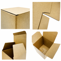 Boîte de présentation auto-érectible en carton ondulé personnalisée pour haut-parleurs de téléphone portable, sans ruban adhésif, écologique et biodégradable