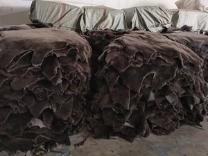 Fourrure animale Nutria, couleur unie, peau de mouton australienne, prix d'usine Chine, doublures en fourrure de mouton pour chaussures de sécurité - Product Image 5