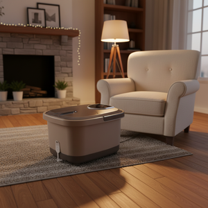 เครื่องนวดเท้าไฟฟ้าอัตโนมัติ NINGDECRIUS สำหรับใช้ในบ้าน พร้อมฟังก์ชั่นแช่เท้าไฟฟ้า อ่างล้างเท้าไฟฟ้า - Product Image 1