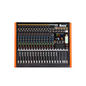 Consola de música mezcladora de Audio DJ profesional de 16 canales con función MP3 Equipo de sonido de audio metálico para profesionales del sonido - Product Image 1