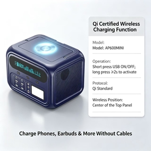 Centrale Électrique <span class=keywords><strong>Portable</strong></span> 576Wh 600W à <span class=keywords><strong>Batterie</strong></span> LiFePO4, Générateur Solaire 140W PD QC, Onduleur pour Camping Extérieur et Urgences - Meilleures Ventes - Product Image 2