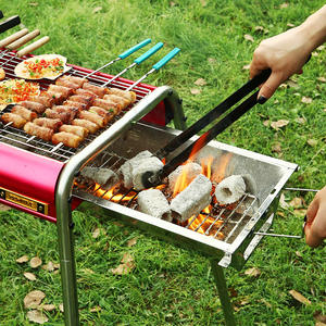 Parrilla Portátil para Exteriores Positive, 64x35x82cm, de Acero Inoxidable, con Soporte para Herramientas, para Camping - Product Image 4