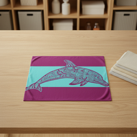 Serviette de plage et de sport en microfibre gaufrée, écologique, séchage rapide, super absorbante, motif floral moderne, personnalisable, faible MOQ