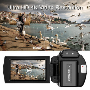 กล้องวิดีโอ HD WIFI 4K 48MP พร้อมซูมดิจิตอล 18 เท่า สำหรับถ่ายทอดสด YouTube วิดีโอบล็อกกิ้ง รองรับกล้อง HD WIFI 4K วิดีโอ 48MP - Product Image 4