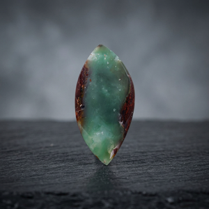 Pierre de chrysoprase bio naturelle fantaisie 925artpalace, pierres précieuses naturelles tendance - Product Image 1