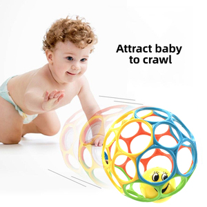 Jouets éducatifs pour enfants, jouets sensoriels pour bébés <span class=keywords><strong>de</strong></span> 6 à 12 mois, balle en silicone pour bébé, <span class=keywords><strong>hochet</strong></span> pour bébé, <span class=keywords><strong>hochet</strong></span> coloré pour bébé - Product Image 1
