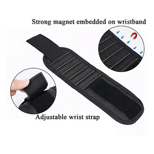 Pulsera Magnética con 10 Imanes Potentes <span class=keywords><strong>para</strong></span> Sujetar Tornillos, Clavos y Brocas, Herramienta Práctica, Regalo <span class=keywords><strong>para</strong></span> Papá - Product Image 2
