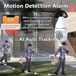 5G Wifi IP E27 Bulb Surveillance CCTV PTZ PTZ Cameras Night Vision Wireless Home 3MP HD CCTV Wireless Network Security <b>Camera</b> - Product Image 4
