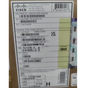 For Cisco <b>Catalyst</b> 9200L 24-Port Layer 3 PoE+ Network Managed Ethernet Switches C9200L-24P-4X-E with QoS Function 4x SFP+ Ports - Product Image 1