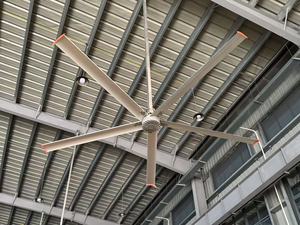 HUADA ahorro de energía 3m/10 pies HVLS gran viento velocidad Variable ventilador de techo Industrial para almacén gimnasio granja - Product Image 2
