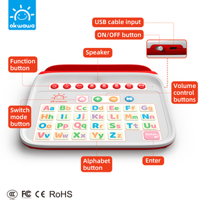 Macchina Alfabetica Ecologica Non Tossica Portatile e Resistente per Bambini per Imparare l'Inglese, Ortografia, Lettura e Scrittura - Product Image 2