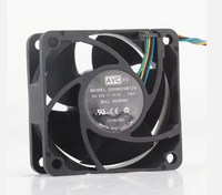 Ventilateur de refroidissement AVC 5V 24V 48V DC 12V 0.7A AC EC 6025 60X60X25MM 6CM à haut débit d'air, contrôle de la température, double roulement à billes DS06025B12U pour CPU