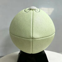 Ballon de football américain réfléchissant en PU, taille adulte 9, gravure personnalisée, modèle 001, pour entraînements et matchs