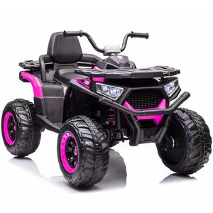 Motor Listrik Anak Empat Roda Bertenaga Baterai, Mainan Kendaraan ATV Empat Roda Plastik dengan Remote Control dan Pengisian Daya, untuk Off-Road - Product Image 1