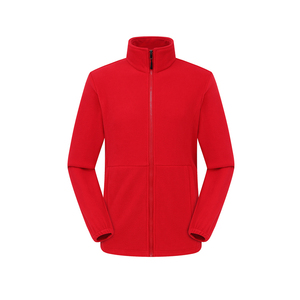 2024 New Arrival Winter Lightweight Sports Outdoor Warm Windproof <strong>Micro</strong> Polar <strong>Fleece</strong> Men <strong>Jacket</strong> With Elastic Cuff - Product Image 4