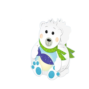 Ursus 18700020 Set Creativo Lanterna Orso Polare con Modello e Istruzioni Fai-da-Te Dimensioni 21,8x21x10,3 cm - Product Image 1