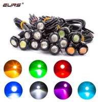 Meilleures Nouvelles Feux de Recul COB Durables pour Voitures 18mm 23mm, Feux de Jour LED et Clignotants Type Œil d'Aigle IP65 Étanche EURS