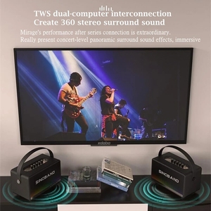 Xdobo Loa sinoband 130วัตต์พร้อมไมโครโฟนย้อนยุค <span class=keywords><strong>Mirage</strong></span> caixa de Som130w ฟันสีฟ้าลำโพงไมโครโฟนไร้สายคาราโอเกะ - Product Image 6