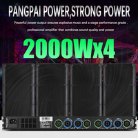 Gooermi FV4000 1000Watt * 4 kanal yüksek kaliteli ses açık sahne performansı için güç amplifikatörü 1U dijital ev amplifikatör