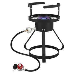 Brûleur à <span class=keywords><strong>gaz</strong></span> simple, léger, portable et haut de gamme |   Poêle en fonte noire élégante, <span class=keywords><strong>chauffage</strong></span> rapide, nettoyage facile, pour usage domestique et en camping-car - Product Image 4