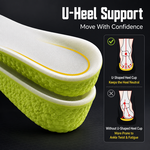 Semelles intérieures en mousse pour chaussures de sport, rehausseuses multi-niveaux, invisibles, absorbant les chocs et évacuant la transpiration, vente en gros - Product Image 2