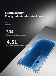 Thương mại 8L/h máy làm kem điện sữa chua đông lạnh <span class=keywords><strong>Ice</strong></span> <span class=keywords><strong>Cream</strong></span> Maker máy thép không gỉ <span class=keywords><strong>Mini</strong></span> Máy làm kem - Product Image 6