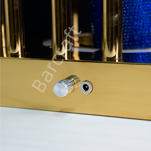 Aangepaste Led Gold <span class=keywords><strong>Birdcage</strong></span> Display <span class=keywords><strong>Stand</strong></span> Galvaniseren Metaal Materiaal Voor Wijnflessen Ktvs Lounges Nachtclubs En Feesten - Product Image 6