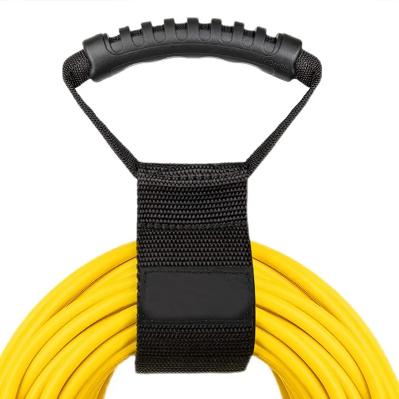 Heavy Duty Webbing Straps Nylon Hook And Loop Security Straps With Eyelet