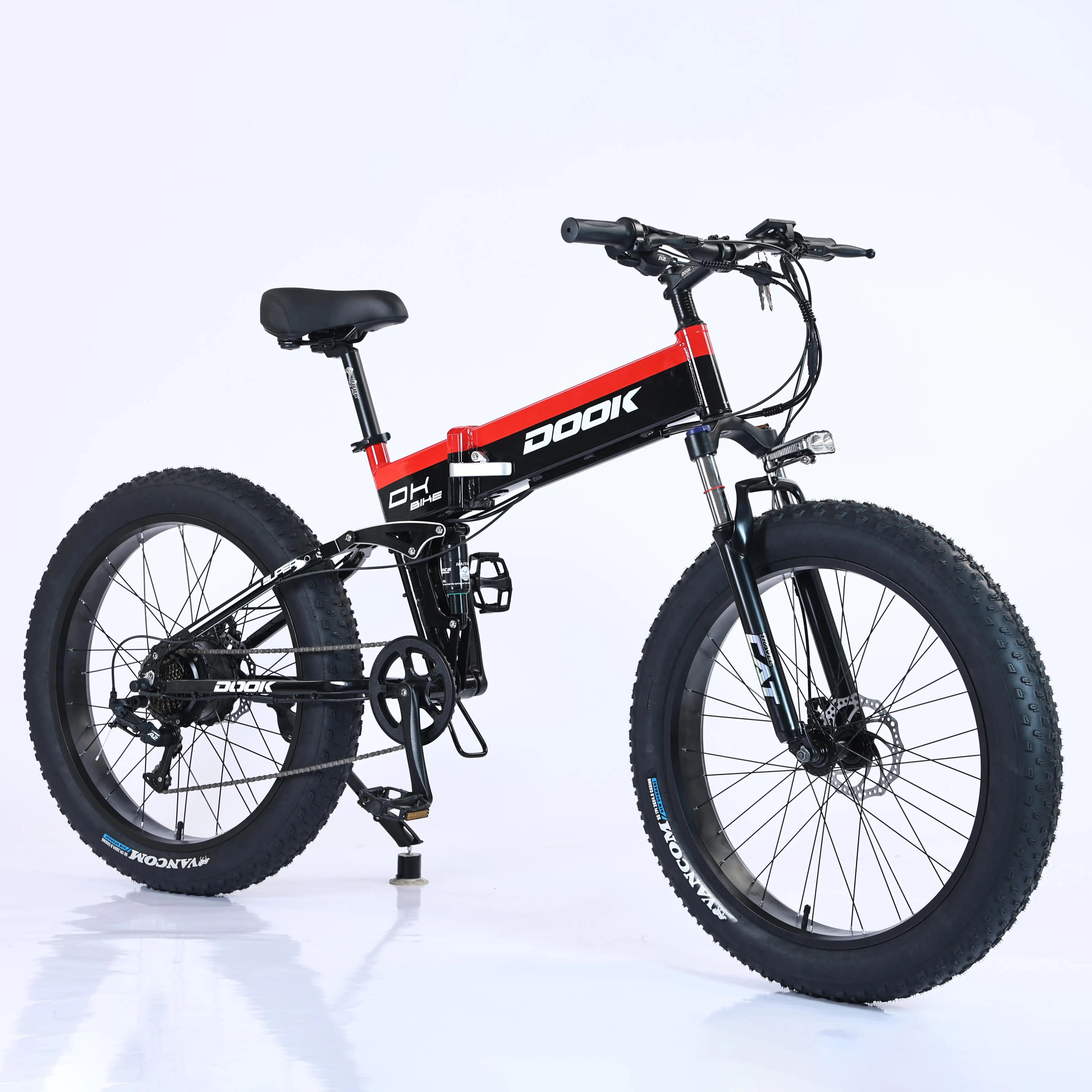 도매 전기 산악 자전거 48V 10AH 250W * 2 듀얼 모터 26 인치 뚱뚱한 타이어 전기 자전거 성인 중국에서 만든