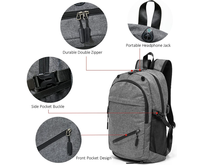 Sac à dos de sport en polyester avec compartiment pour sac de basket-ball pour accessoires de football et de basket-ball