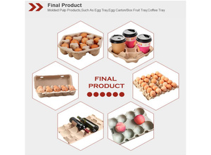 Professional Multifunctional <b>Egg</b> Tray Production <b>Machine</b> <b>Egg</b> Carton Making <b>Machine</b> for Wholesales - Product Image 4