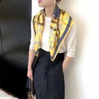 RTS – foulard de styliste en soie 100% soie de mûrier satin pour femme