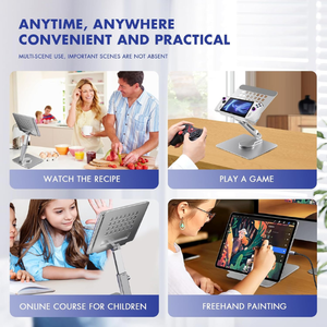 <span class=keywords><strong>Support</strong></span> réglable en alliage d'aluminium pour tablette <span class=keywords><strong>PC</strong></span> 360 pliable et <span class=keywords><strong>portable</strong></span> MacBook Notebook Bracket Lifting Cooling Holder - Product Image 6