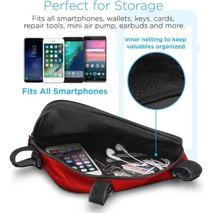 Muestra Gratuita, Bolsa de Sillín Impermeable Personalizada de 20L, Bolsa de Almacenamiento Triangular de TPU para Ciclismo, Accesorios para Bicicleta - Product Image 5