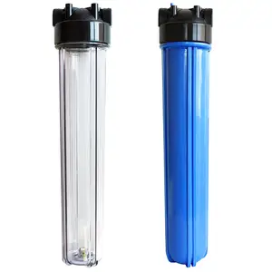 20 Inch Waterfilter Grote Blauwe Plastic Jumbo Patroonfilterbehuizing