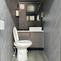 Toilet Portabel Modern Kustom, Trailer Mewah Tahan Lama untuk Kamar Mandi Luar Ruangan, Trailer Toilet, Trailer Kamar Mandi