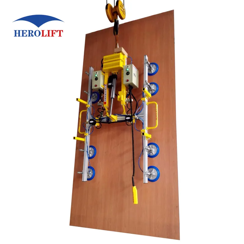 Wood panel suction cup vacuum lifter sheet material mdf board vacuum lifter for chipboard panel