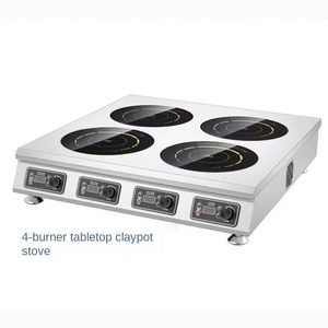 Table de cuisson à induction en acier inoxydable 110V 3000-3999W à 2 brûleurs avec écran tactile contrôlé par application et fonction vapeur et ébullition - Product Image 5