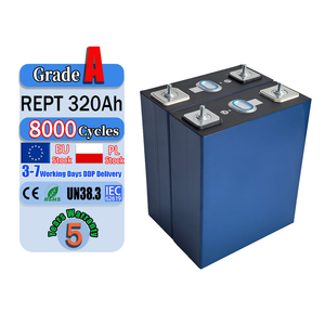 แบตเตอรี่ลิเธียมไอออนทรงปริซึม REPT 3.2V 320Ah M6 จากโปแลนด์ อายุการใช้งานยาวนาน 8000 รอบการใช้งาน สำหรับชุดแบตเตอรี่ DIY - Product Image 1