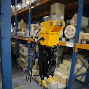 <span class=keywords><strong>Grappin</strong></span> <span class=keywords><strong>forestier</strong></span> hydraulique rotatif NM400 pour excavatrice, rotation 360°, ouverture de mâchoire 2300 mm, moteur de pompe, adapté aux grappins à bois de 1 à 50 tonnes - Product Image 2