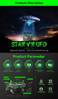 UFO de vol du parc à thème VR des sièges VR du cinéma 5 mobile 9d 360 de réalité virtuelle de parc d'attractions d'espace d'étoile de VR avec du CE CERTIFICATED