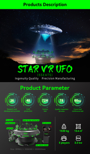 5 chỗ công viên chủ đề VR bay UFO với CE cấp giấy chứng nhận VR sao không gian công viên giải trí thực tế ảo 9D 360 di chuyển rạp chiếu phim - Product Image 5